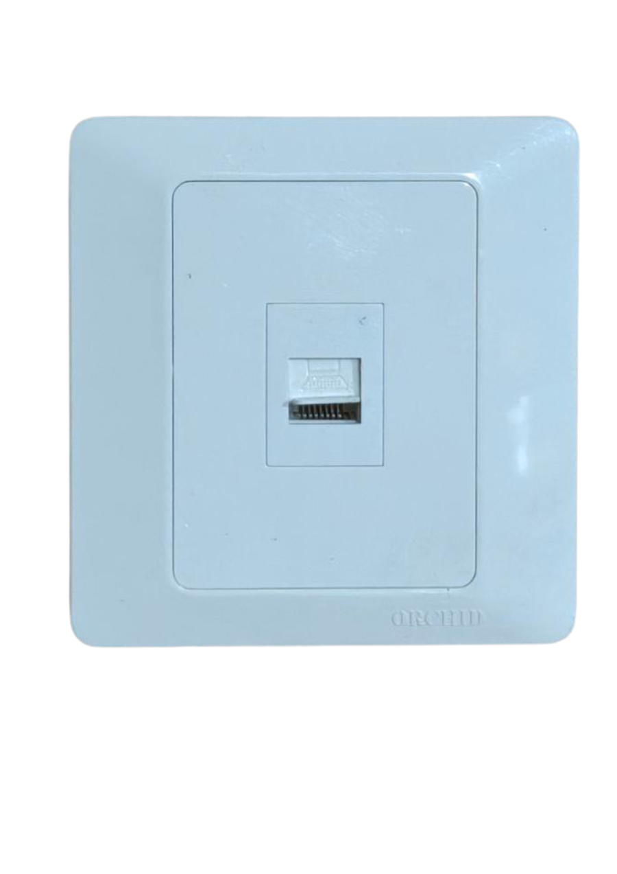 PC RJ45 Data Socket (White)
