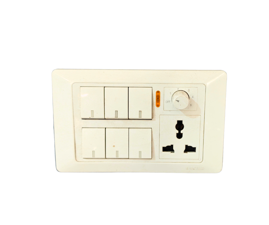 6+ Multi Socket (White)