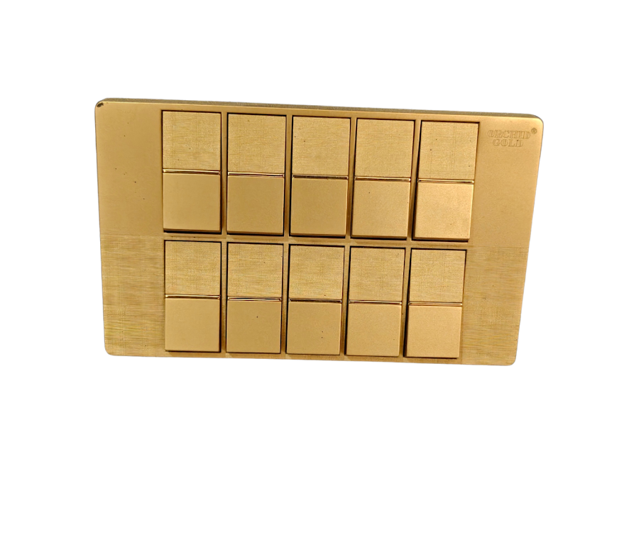 10 Gang Switch (Gold)