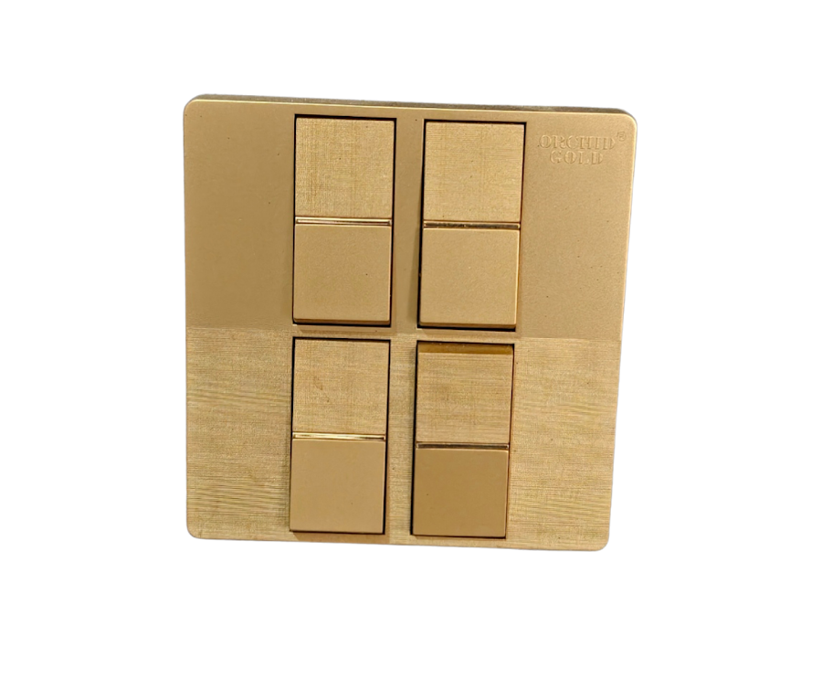 4 Gang Switch (Gold)